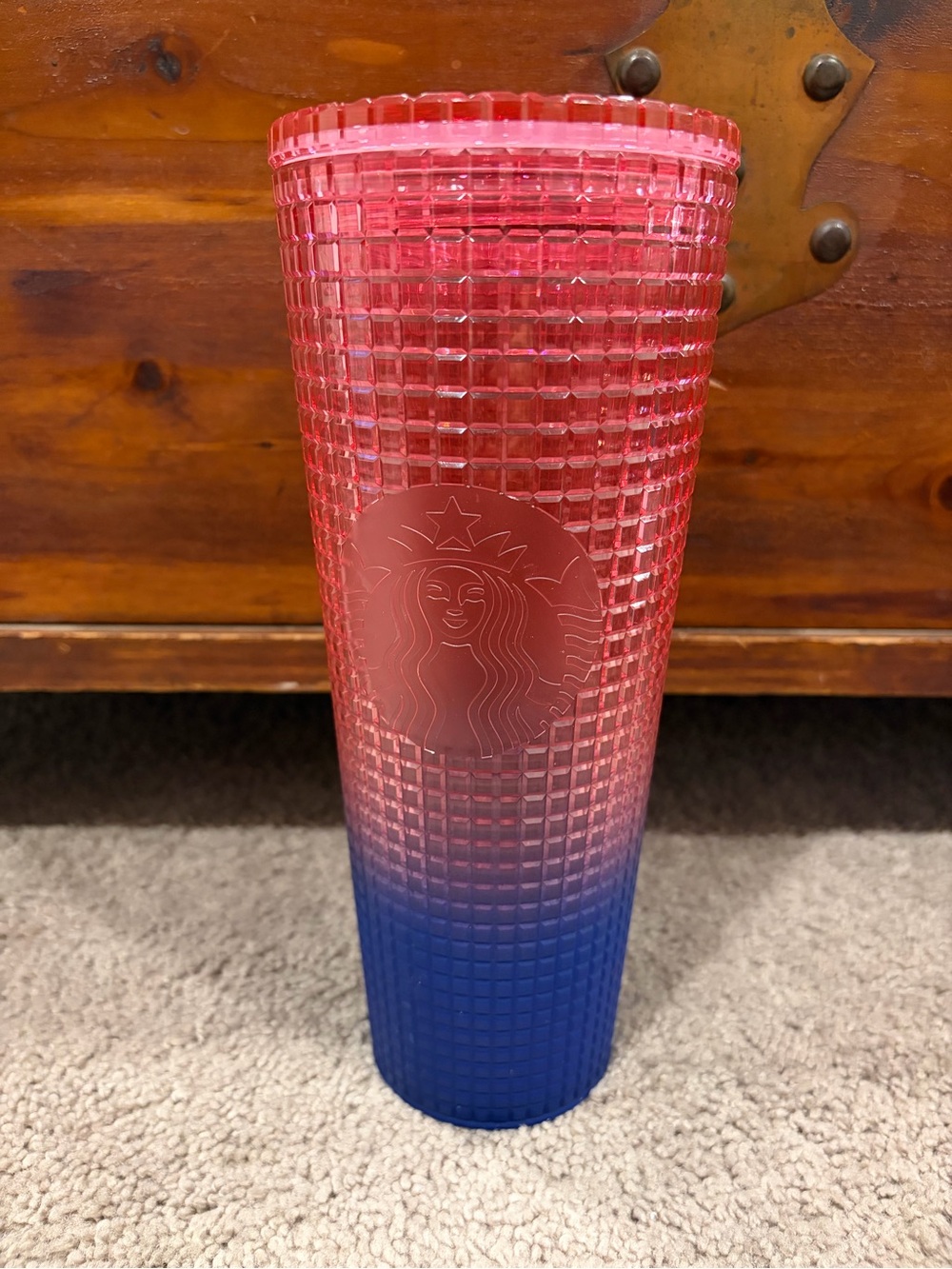 Starbucks Ombre Studded Tumbler - Pink to Blue 24oz